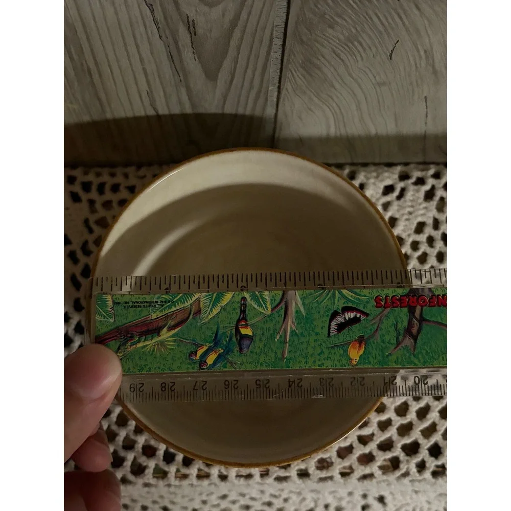 International Heartland Stoneware Ramekin Fluted Dish Japan